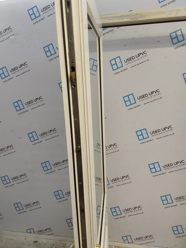 Used White Upvc Back Door 915mm x 2070mm 0815 - Image 4