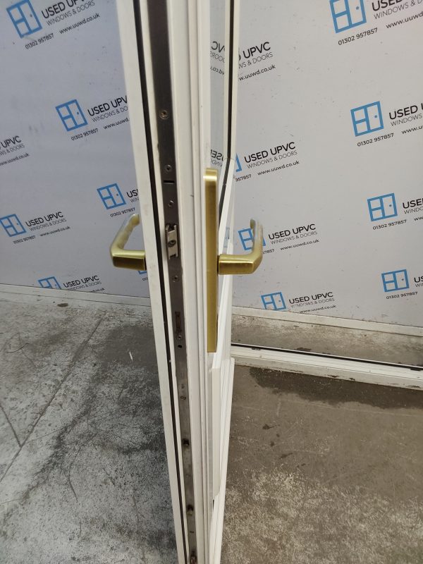 Used White Upvc Back Door 915mm x 2070mm 0815 - Image 5