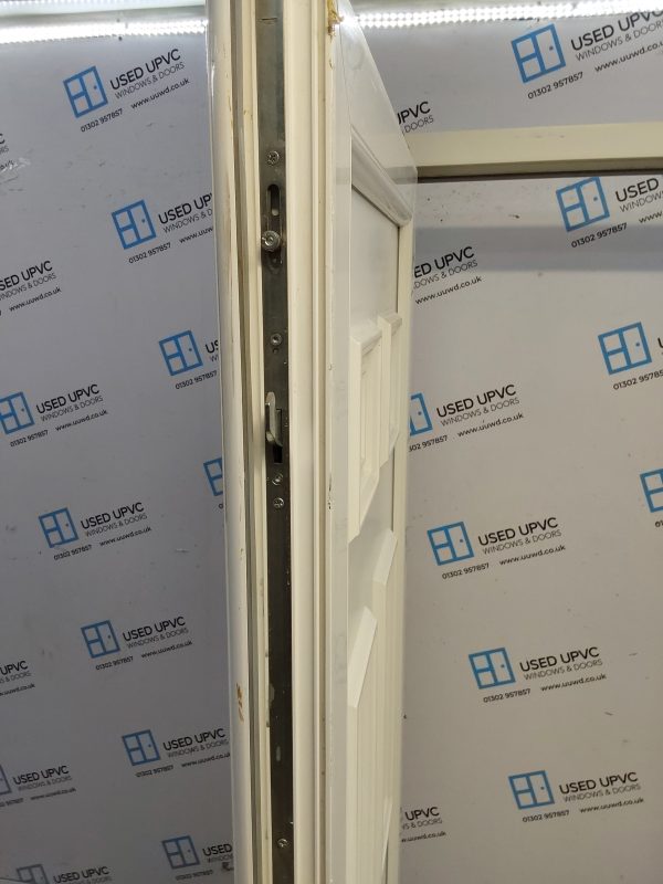 Used White Upvc Back Door 905mm x 2030mm 0318 - Image 4