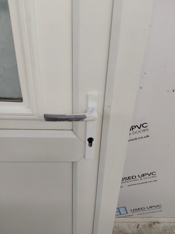 Used White Upvc Back Door 920mm x 2110mm 0243 - Image 7