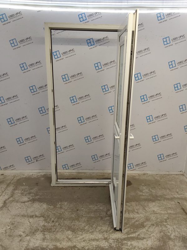 Used White Upvc Back Door 920mm x 2110mm 0243 - Image 3
