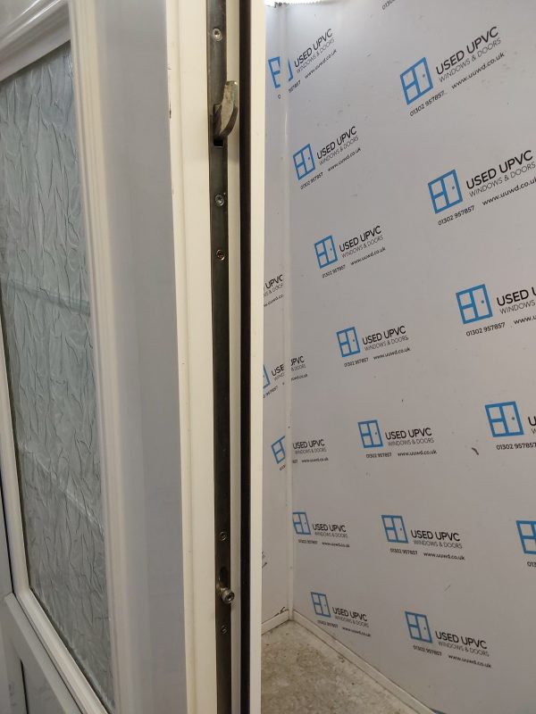 Used White Upvc Back Door 920mm x 2110mm 0243 - Image 4