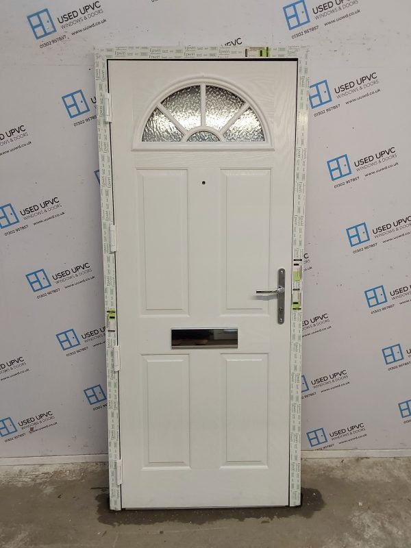 Brand New Black Composite Front Door 880mm x 2030mm ND46 - Image 2