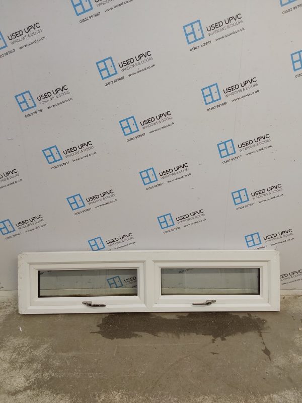 Used White Upvc Window 1700mm x 390mm W0138 - Image 3