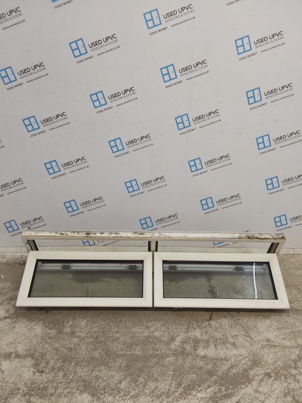 Used White Upvc Window 1710mm x 415mm W0074 - Image 2