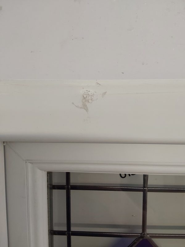 Used White Upvc Window 500mm x 1740mm W0310 - Image 4