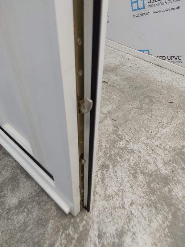 Used White Upvc Front Door And Side Panel 1385mm x 2025mm (reduce to 2005mm) DS006 - Image 6