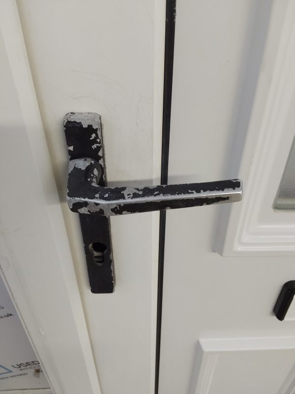 Used White Upvc Front Door 930mm x 2035mm 0120 - Image 4