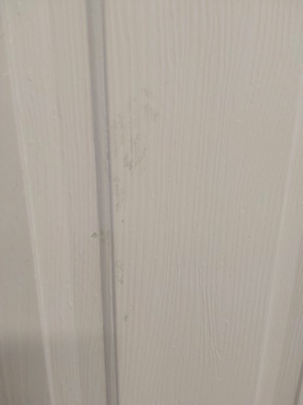 Used Black Composite Front Door 900mm x 2040mm 0115 - Image 4