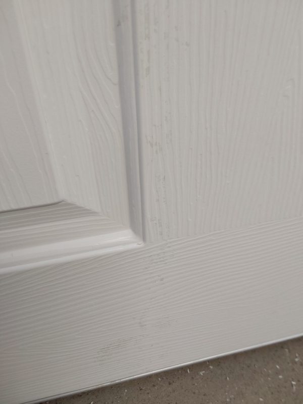 Used Black Composite Front Door 900mm x 2040mm 0115 - Image 5