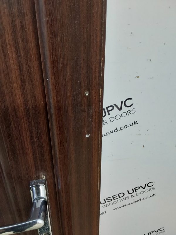 Used Woodgrain Upvc Front Door 860mm x 2065mm 0113 - Image 4