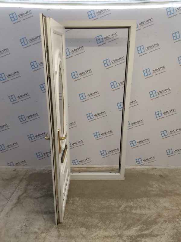 Used White Upvc Front Door 890mm x 2100mm 0041 - Image 3