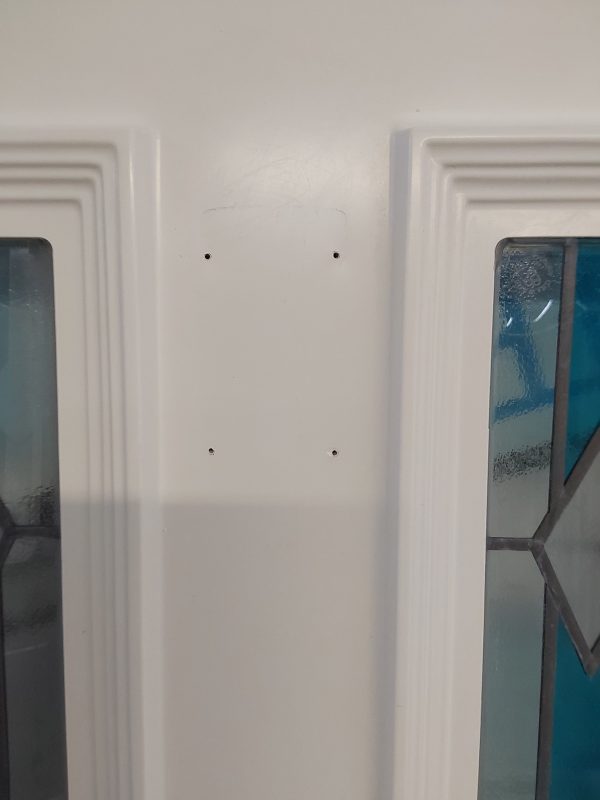 Used White Upvc Front Door 970mm x 2090mm 0030 - Image 4