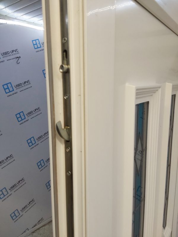 Used White Upvc Front Door 970mm x 2090mm 0030 - Image 5