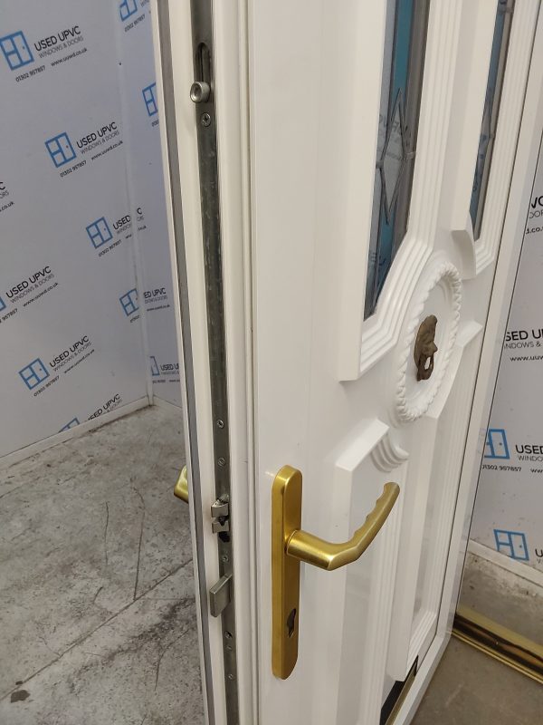 Used White Upvc Front Door 970mm x 2090mm 0030 - Image 6