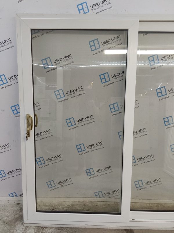 Used White Upvc Sliding Patio Doors 2090mm x 2070mm EA5 - Image 7