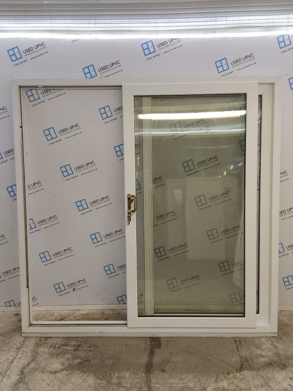 Used White Upvc Sliding Patio Doors 2090mm x 2070mm EA5 - Image 3