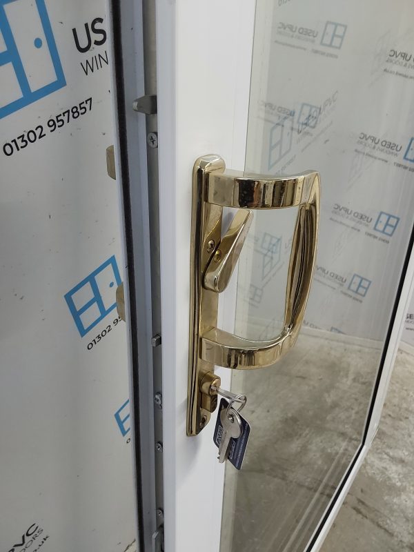 Used White Upvc Sliding Patio Doors 2090mm x 2070mm EA5 - Image 9