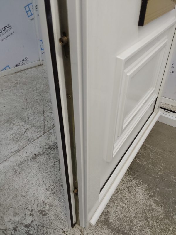 Used White Upvc Front Door And Side Panel 1260mm x 2065mm DS017 - Image 6