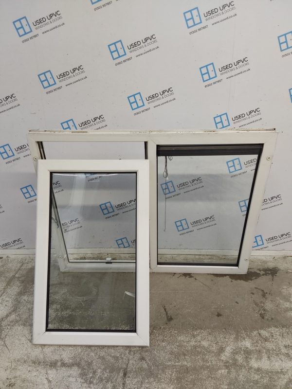 Used White Upvc Window 1360mm x 1095mm LW0122 - Image 3