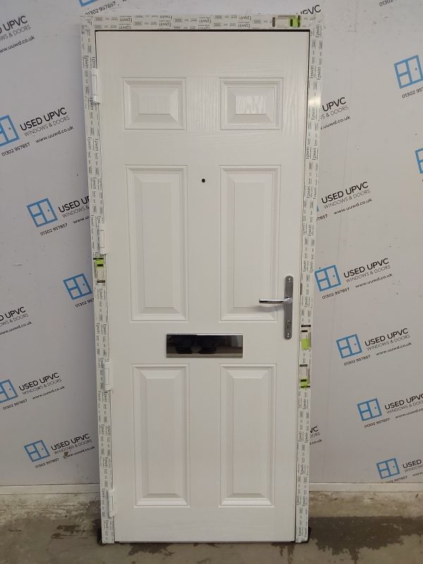 Brand New White Composite Front Door 845mm x 2020mm ND18 - Image 2