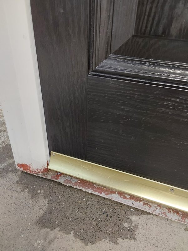 Used Black Composite Front Door 880mm x 2090mm 0028 - Image 6