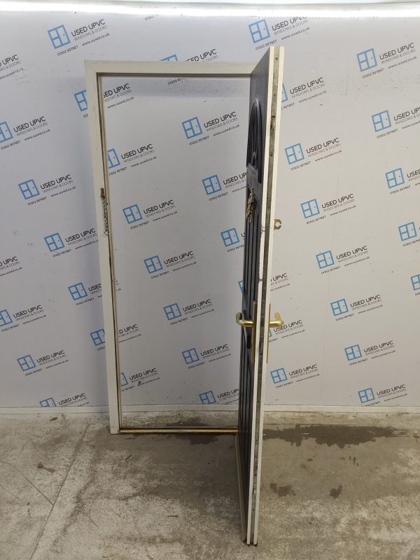 Used Black Composite Front Door 880mm x 2090mm 0028 - Image 3