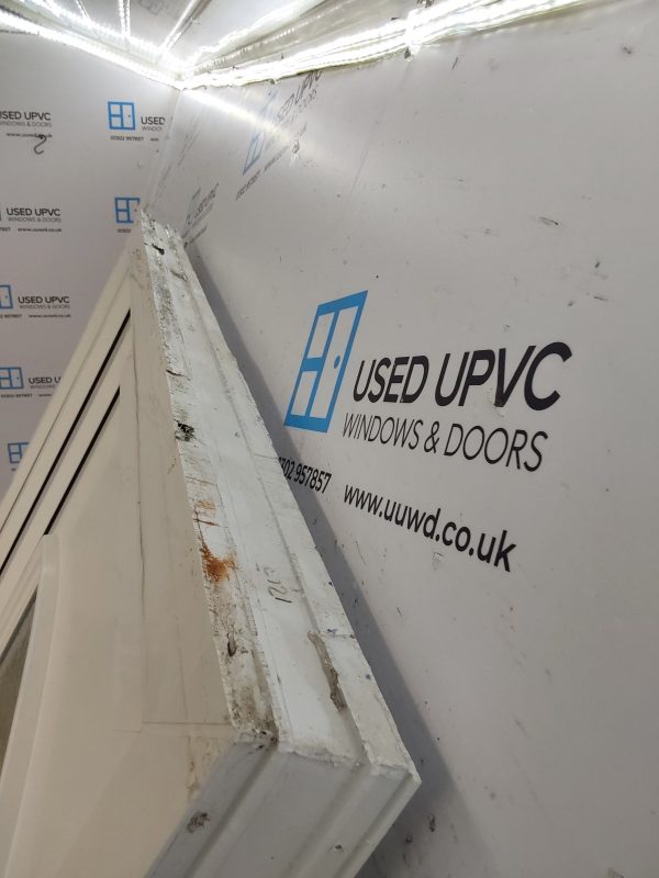Used White Upvc Back Door And Side Panel 1210mm x 2110mm DS028 - Image 7
