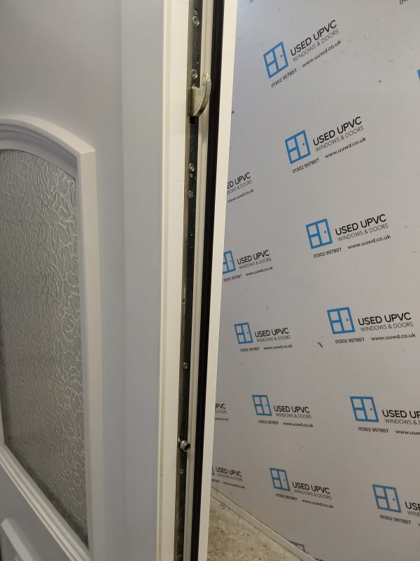 Used White Upvc Back Door And Side Panel 1210mm x 2110mm DS028 - Image 4