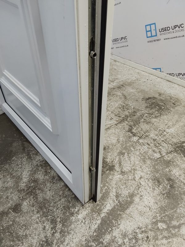 Used White Upvc Back Door And Side Panel 1210mm x 2110mm DS028 - Image 6
