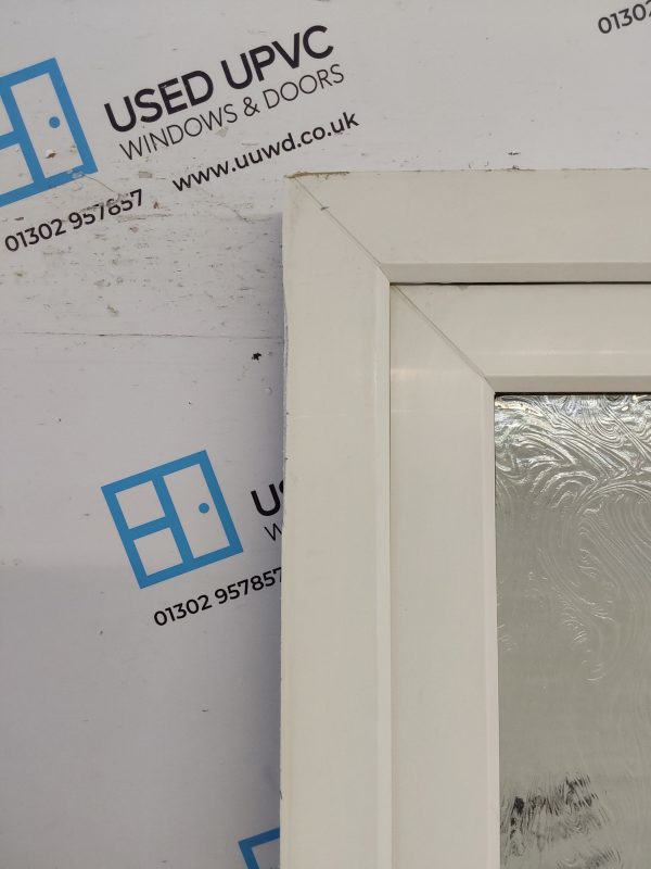 Used White Upvc Back Door 920mm x 2075mm (Reduce To 905mm) C6022 - Image 9