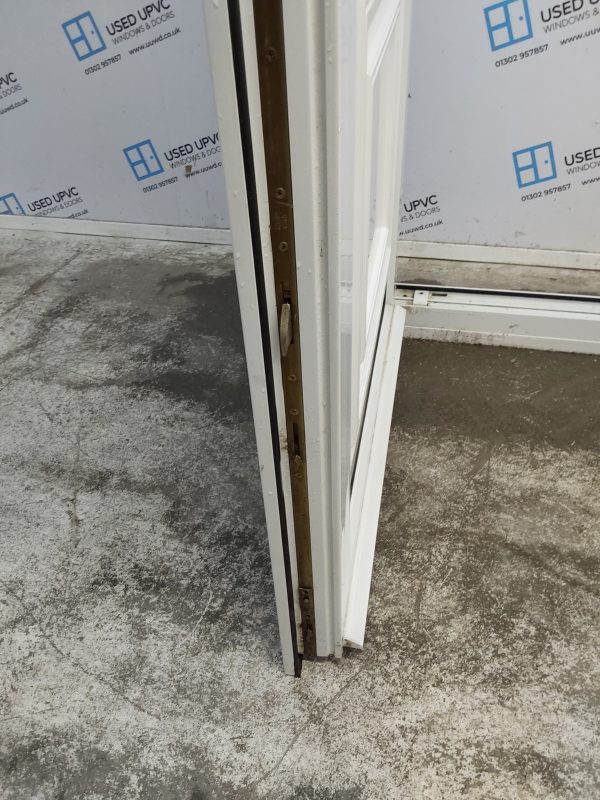Used White Upvc Back Door 920mm x 2075mm (Reduce To 905mm) C6022 - Image 6