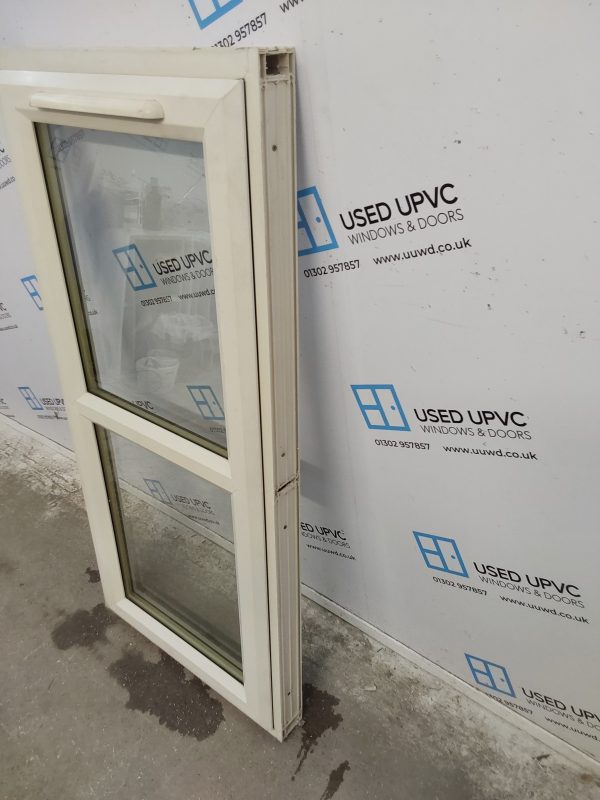 Used Cream Upvc Window 615mm x 1310mm W0519 - Image 4