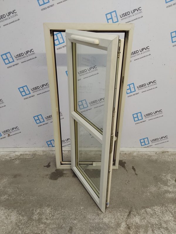 Used Cream Upvc Window 615mm x 1310mm W0519 - Image 2