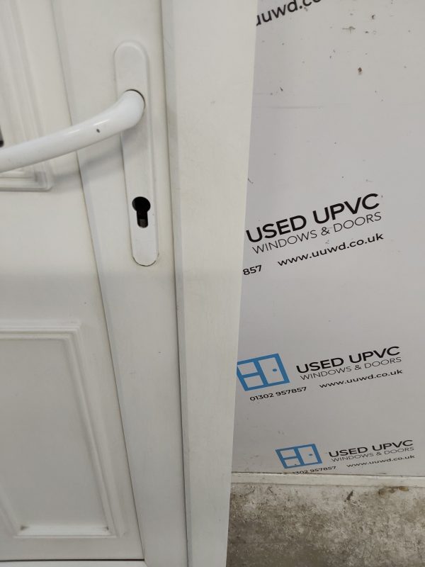 Used White Upvc Front Door 870mm x 2020mm 0318 - Image 7