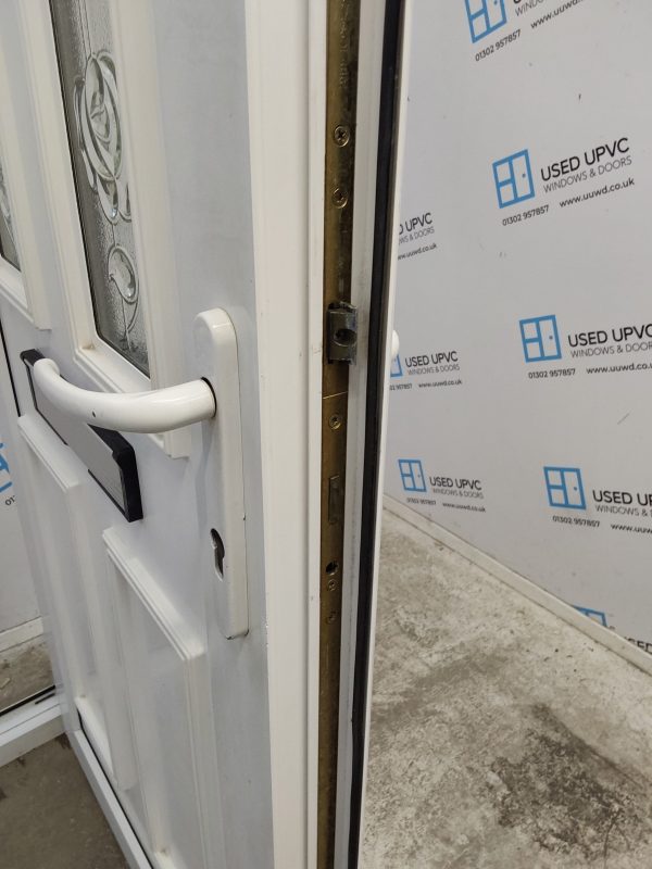 Used White Upvc Front Door 870mm x 2020mm 0318 - Image 5