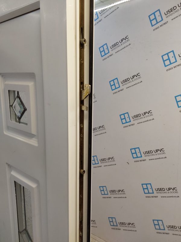 Used White Upvc Front Door 890mm x 2090mm 0161 - Image 4