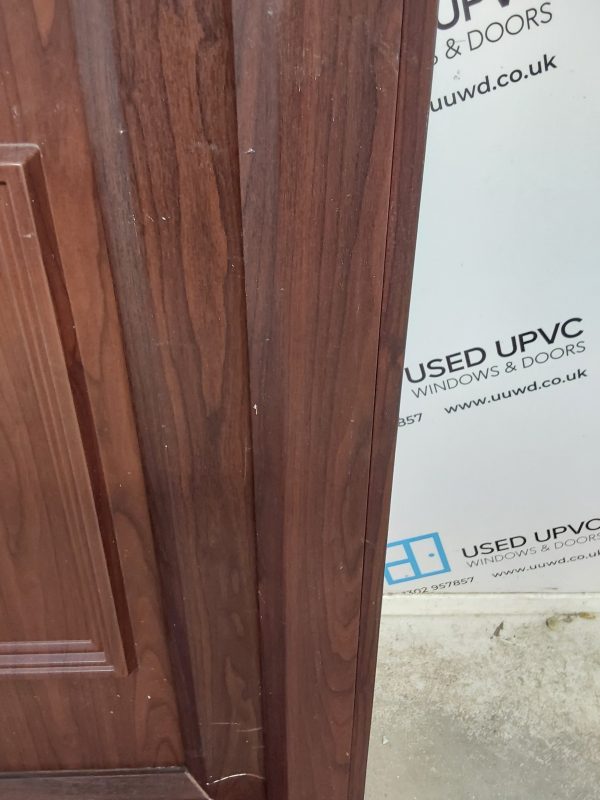 Used Rosewood Upvc Front Door 890mm x 2090mm (Reduce To 860mm) 0525 - Image 9