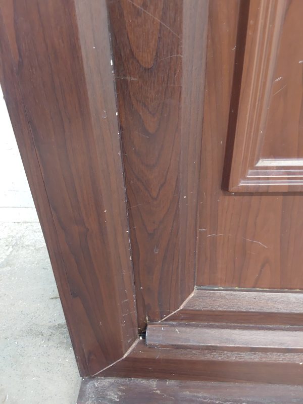Used Rosewood Upvc Front Door 890mm x 2090mm (Reduce To 860mm) 0525 - Image 12
