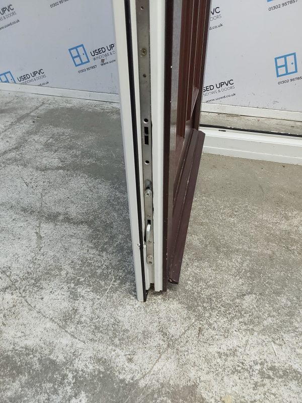 Used Rosewood Upvc Front Door 890mm x 2090mm (Reduce To 860mm) 0525 - Image 6