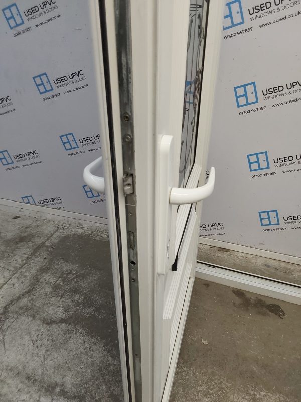 Used White Upvc Front Door 935mm x 2045mm 0078 - Image 5