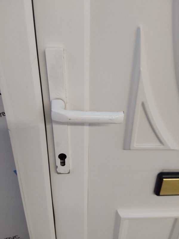 Used White Upvc Front Door 920mm x 2045mm C7D015 - Image 9