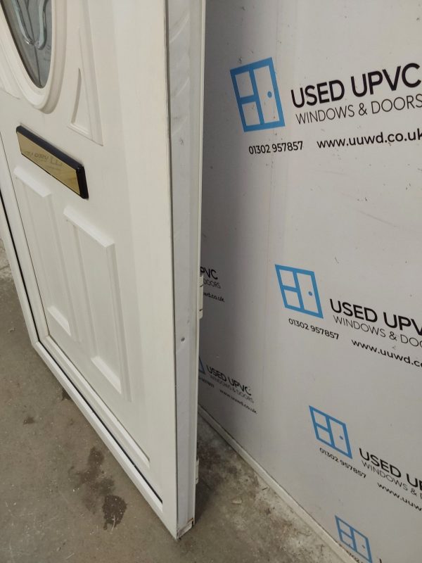 Used White Upvc Front Door 920mm x 2045mm C7D015 - Image 8