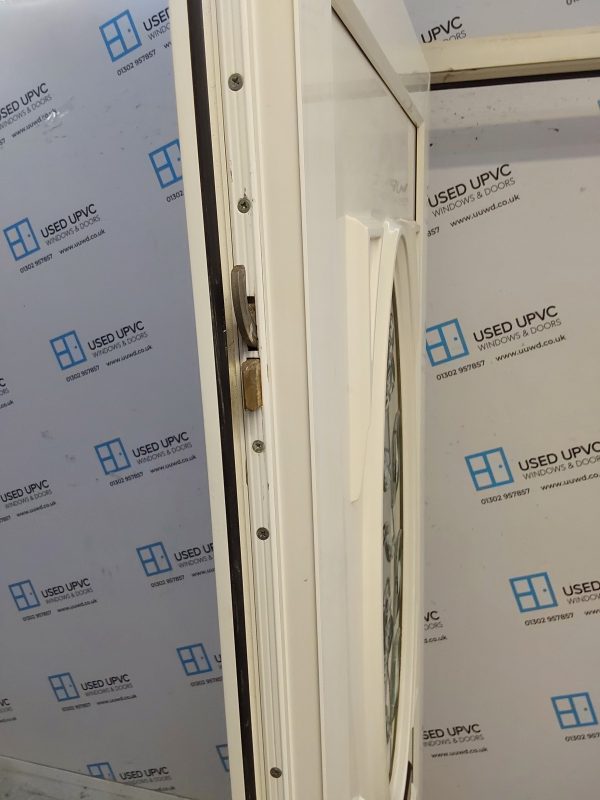 Used White Upvc Front Door 920mm x 2045mm C7D015 - Image 4