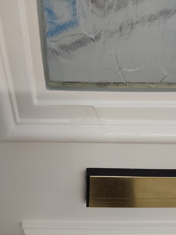 Used White Upvc Front Door 975mm x 2125mm 0440 - Image 12