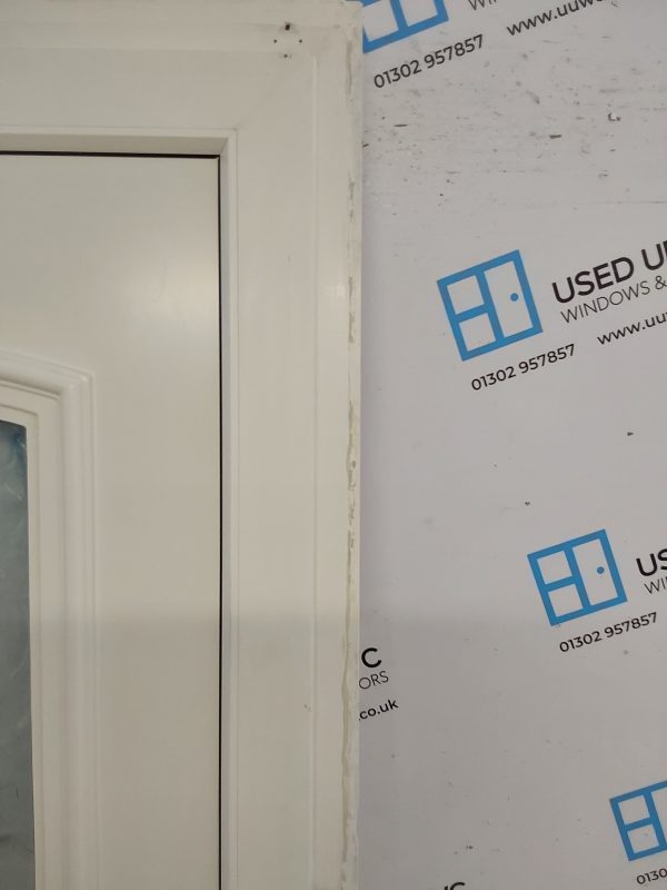 Used White Upvc Front Door 975mm x 2125mm 0440 - Image 8