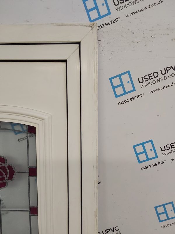 Used White Upvc Front Door 855mm x 2080mm C7D022 - Image 9