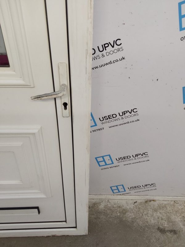 Used White Upvc Front Door 855mm x 2080mm C7D022 - Image 10