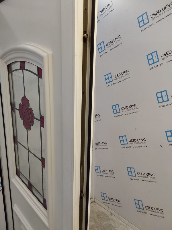 Used White Upvc Front Door 855mm x 2080mm C7D022 - Image 4