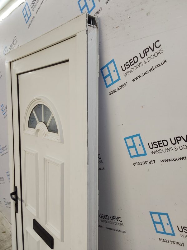 Used White Upvc Front Door 975mm x 2100mm 0738 - Image 10